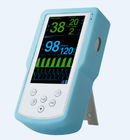 बाल चिकित्सा नवजात के लिए श्वसन दर ETCO2 निगरानी उपकरण हाथ में spo2 etco2 मॉनिटर