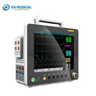 सहायक उपकरण बॉक्स के साथ प्राथमिक चिकित्सा एसपीओ 2 एनआईबीपी ईसीजी मल्टी पैरामीटर रोगी मॉनिटर