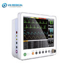 सहायक उपकरण बॉक्स के साथ प्राथमिक चिकित्सा एसपीओ 2 एनआईबीपी ईसीजी मल्टी पैरामीटर रोगी मॉनिटर