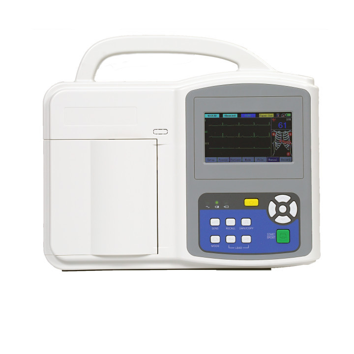 मेडिकल सिक्स चैनल ईसीजी मशीन 110V / 220V ईसीजी मॉनिटरिंग डिवाइस